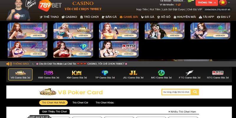 Tổng hợp sảnh cá cược được yêu thích bậc nhất tại 789bet